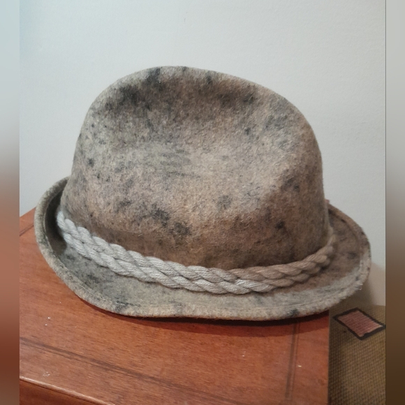 Authentic Handmade Tyrolean style felt hat, size 57 - Picture 3 of 12